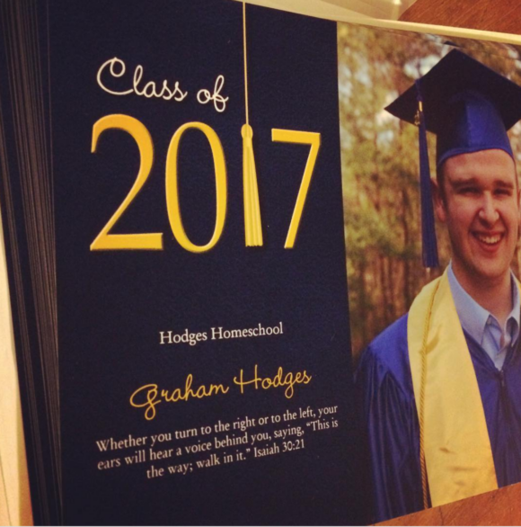 Tips for celebrating a homeschool graduate! Choose a celebration that fits your child and celebrate on a grand scale or with a small, family gathering.