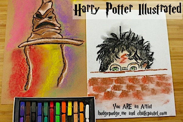 harry potter sorting hat drawing