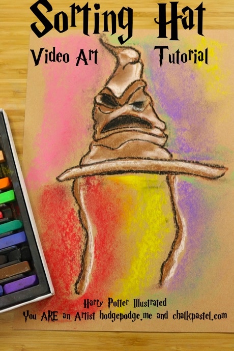 harry potter sorting hat drawing