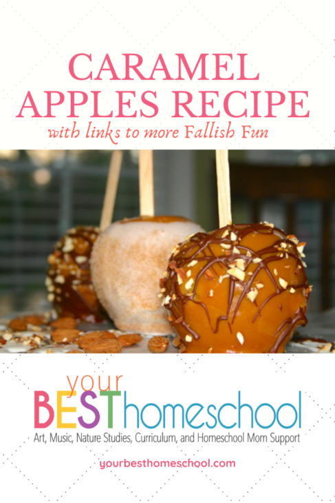 This caramel apples recipe is easy and fun for all ages. Making caramel apples is one of those favorites for a fall bucket list.  YUM!