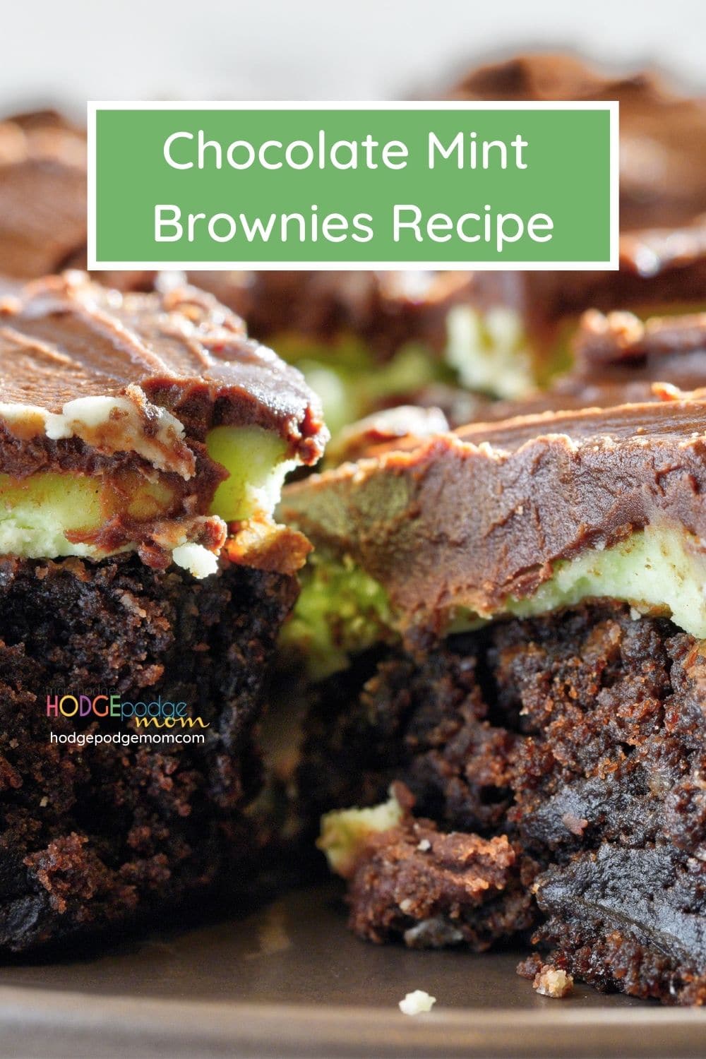 Easy Chocolate Mint Brownies Recipe - Your BEST Homeschool