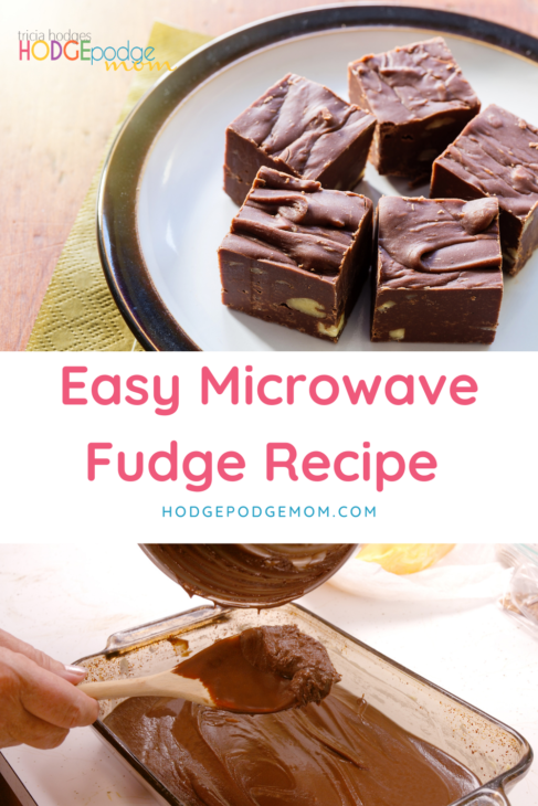 Enjoy this easy microwave fudge recipe! There are only three ingredients and you likely have those ingredients on hand in your pantry.