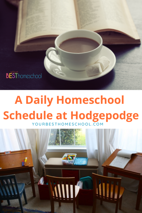 A Daily Homeschool  Schedule at Hodgepodge