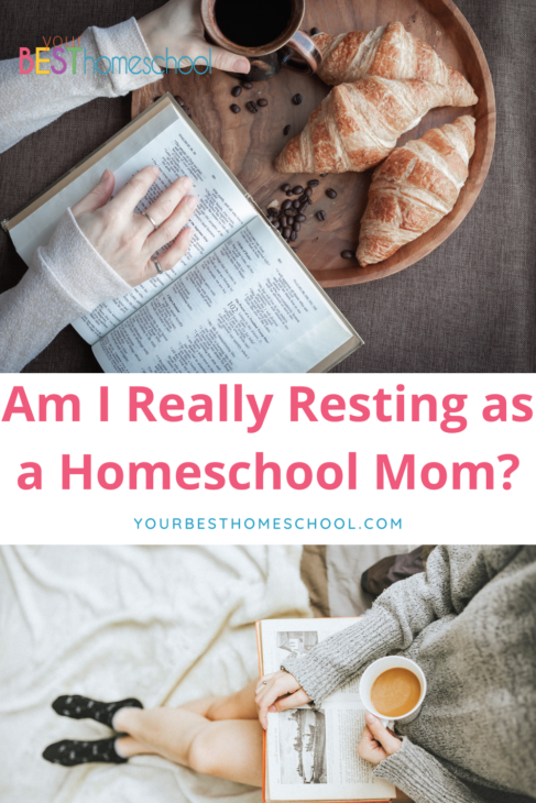 There are different ways that you can be resting as a homeschool mom. But are you really resting? Here is what I discovered is true rest.