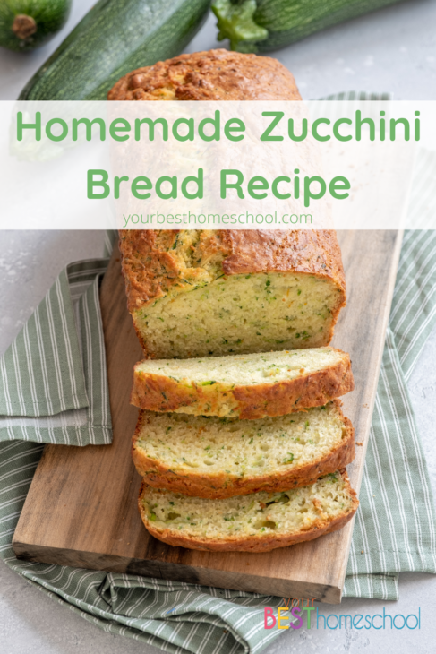 Zucchini bread is one of my most requested recipes, and one of my personal favorites because it has vegetables in it and my kids love it.