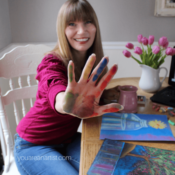 It’s not always easy to find hours upon hours to get lost in art. But, Erin shares art for homeschool moms so you can relax and have fun! 