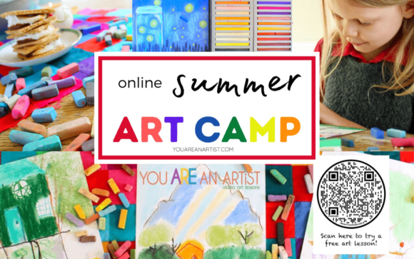 online summer art camp kids activities at home