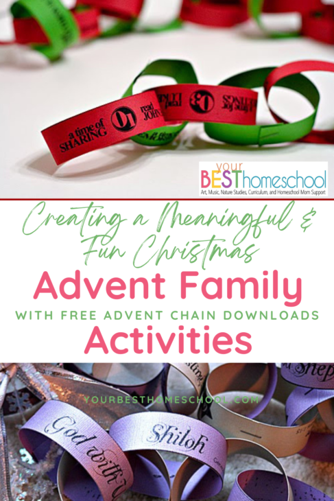 These advent family activities are a wonderful way to focus on the Savior during this Christmas season. Options for advent chains, and more.