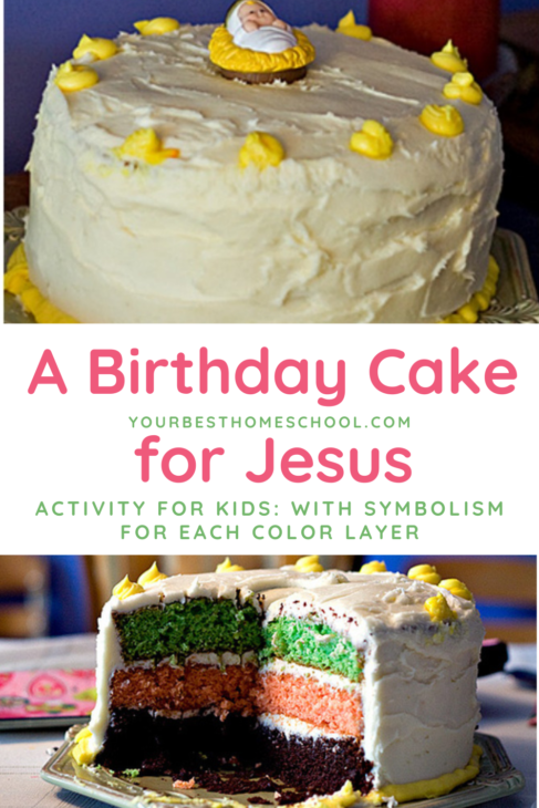 This birthday cake for Jesus activity includes a recipe and ideas for throwing a party to celebrate with your entire family.