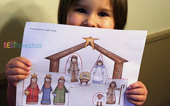 printable nativity sets for your homeschool