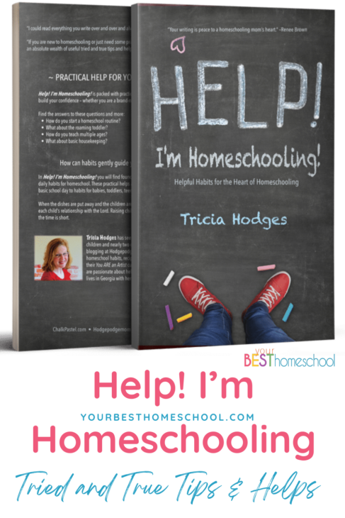 Help! I’m Homeschooling! is packed with the practical, how to advice to encourage you whether you are a brand-new homeschooler or a seasoned veteran.